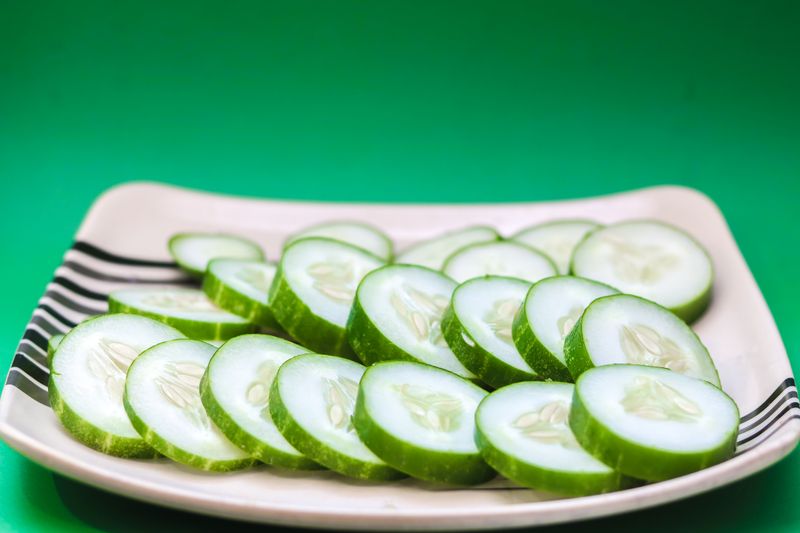 Green Detox Juice with spinach cucumber and ginger