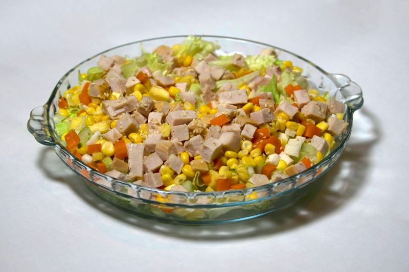 Chopt Classic Chop salad with romaine lettuce and fresh vegetables